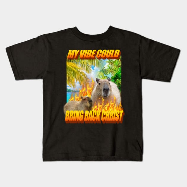 Capybara Kids T-Shirt by KatiaMart